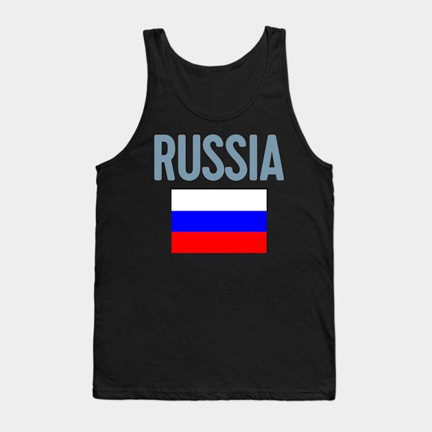 Russia Shirt Russian Flag Shirts Kids Russian Soccer Fan Tank Top by madani04